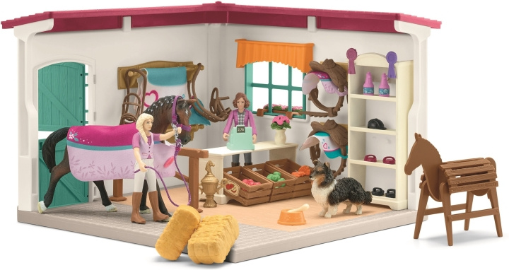 Schleich Horse Club 42568 - Hästbutik i gruppen LEKSAKER, BARN- & BABYPRODUKTER / Leksaker / Figurer & Miniatyrer hos TP E-commerce Nordic AB (C47835)