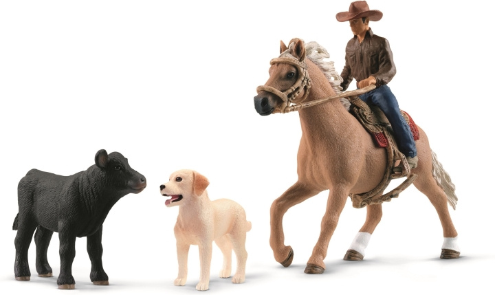 Schleich Farm World 42578 - Westernrittsäventyr i gruppen LEKSAKER, BARN- & BABYPRODUKTER / Leksaker / Figurer, Miniatyrer & tillbehör hos TP E-commerce Nordic AB (C47846)