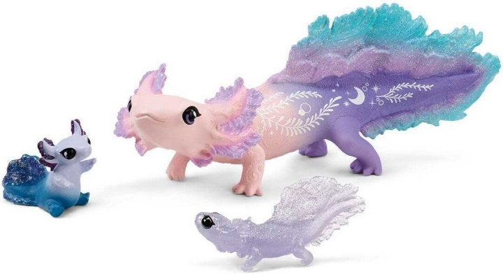 Schleich Bayala 42628 Axolotl upptäckarsats i gruppen LEKSAKER, BARN- & BABYPRODUKTER / Leksaker / Figurer, Miniatyrer & tillbehör hos TP E-commerce Nordic AB (C47873)