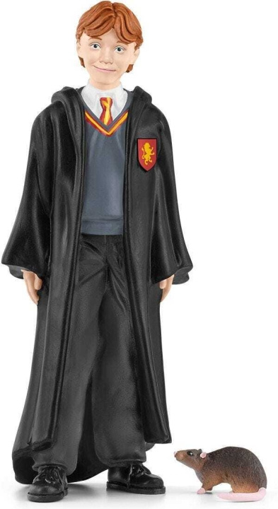 Schleich Harry Potter 42634 - Ron Weasley & Scabbers i gruppen LEKSAKER, BARN- & BABYPRODUKTER / Leksaker / Figurer & Miniatyrer hos TP E-commerce Nordic AB (C47882)