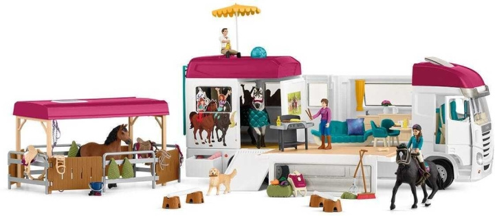 Schleich Horse Club 42619 - Hästtransport i gruppen LEKSAKER, BARN- & BABYPRODUKTER / Leksaker / Figurer, Miniatyrer & tillbehör hos TP E-commerce Nordic AB (C47886)
