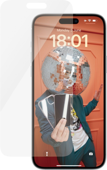 PanzerGlass Skärmskydd, iPhone 15 Plus i gruppen SMARTPHONE & SURFPLATTOR / Mobilskydd / Apple / iPhone 15 hos TP E-commerce Nordic AB (C47962)