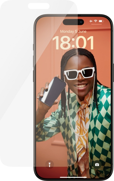 PanzerGlass-skärmskydd, iPhone 15 Pro Max i gruppen SMARTPHONE & SURFPLATTOR / Mobilskydd / Apple / iPhone 15 hos TP E-commerce Nordic AB (C47963)