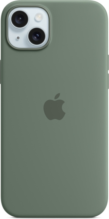 Apple iPhone 15 Plus silikonfodral med MagSafe, cypressgrönt i gruppen SMARTPHONE & SURFPLATTOR / Mobilskydd / Apple / iPhone 15 hos TP E-commerce Nordic AB (C48003)