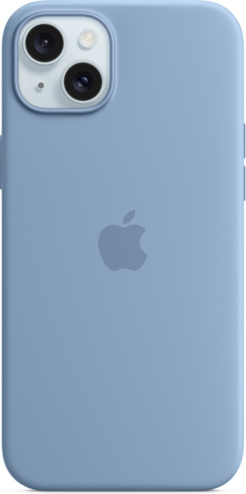 Apple iPhone 15 Plus silikonfodral med MagSafe, vinterblå i gruppen SMARTPHONE & SURFPLATTOR / Mobilskydd / Apple / iPhone 15 hos TP E-commerce Nordic AB (C48004)