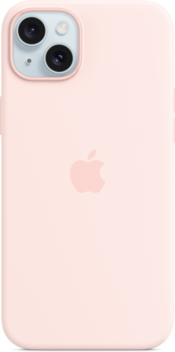 Apple iPhone 15 Plus silikonfodral med MagSafe, rosa i gruppen SMARTPHONE & SURFPLATTOR / Mobilskydd / Apple / iPhone 15 hos TP E-commerce Nordic AB (C48006)