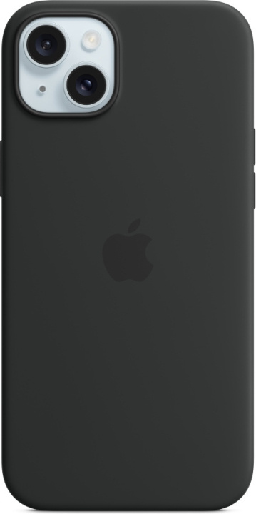 Apple iPhone 15 Plus silikonfodral med MagSafe, svart i gruppen SMARTPHONE & SURFPLATTOR / Mobilskydd / Apple / iPhone 15 hos TP E-commerce Nordic AB (C48008)