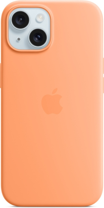 Apple iPhone 15 silikonfodral med MagSafe, sorbet orange i gruppen SMARTPHONE & SURFPLATTOR / Mobilskydd / Apple / iPhone 15 hos TP E-commerce Nordic AB (C48011)