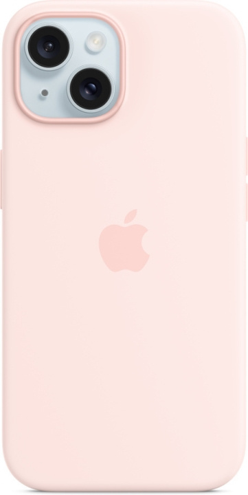 Apple iPhone 15 silikonfodral med MagSafe, rosa i gruppen SMARTPHONE & SURFPLATTOR / Mobilskydd / Apple / iPhone 15 hos TP E-commerce Nordic AB (C48015)