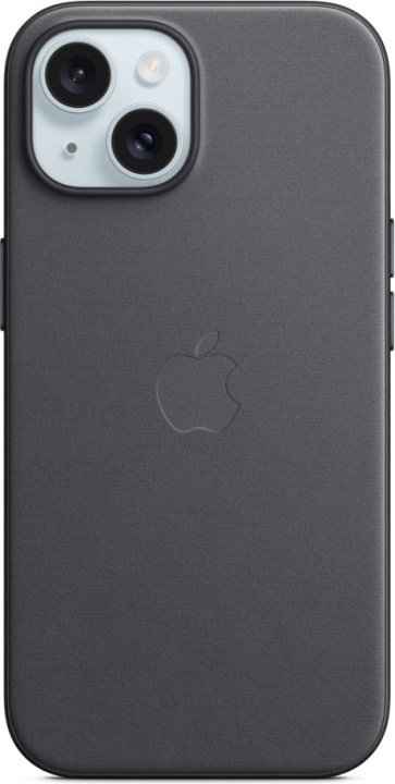Apple iPhone 15 FineWoven fodral med MagSafe, svart i gruppen SMARTPHONE & SURFPLATTOR / Mobilskydd / Apple / iPhone 15 hos TP E-commerce Nordic AB (C48022)