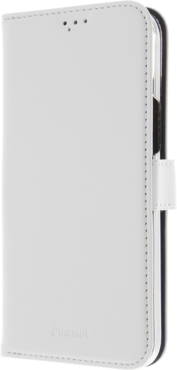 Insmat Exclusive Flip Case plånboksfodral, iPhone 15, vit i gruppen SMARTPHONE & SURFPLATTOR / Mobilskydd / Apple / iPhone 15 hos TP E-commerce Nordic AB (C48118)