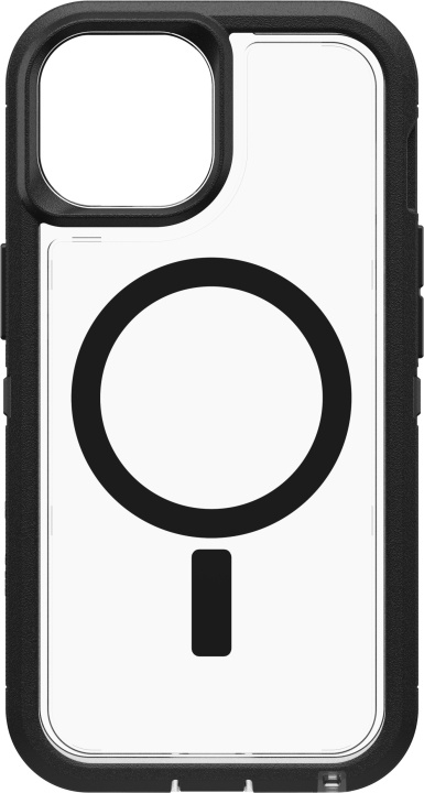 Otterbox Defender XT skyddsfodral, iPhone 15 / 14 / 13, svart / klar i gruppen SMARTPHONE & SURFPLATTOR / Mobilskydd / Apple / iPhone 15 hos TP E-commerce Nordic AB (C48140)