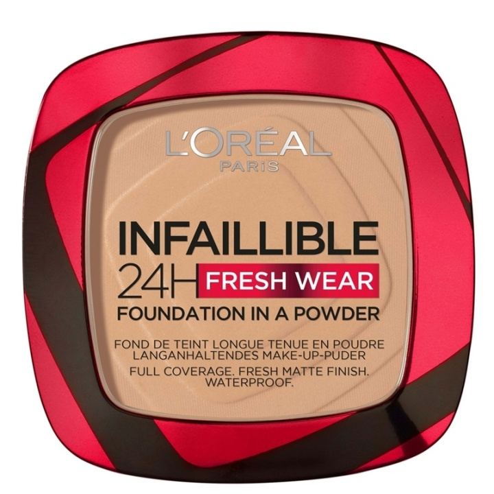 L\'ORÉAL PARIS L\'Oreal Infaillible 24h Fresh Wear Powder Foundation Golden Beige 140 i gruppen SKÖNHET & HÄLSA / Makeup / Basmakeup / Foundation hos TP E-commerce Nordic AB (C48267)