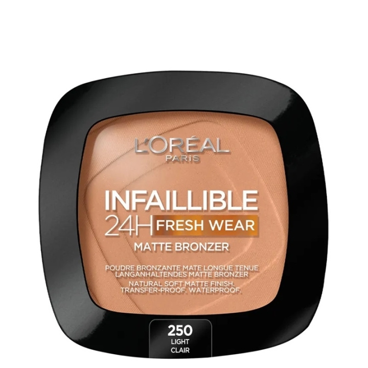 L\'Oreal Infaillible 24h Fresh Wear Matte Bronzer Light 250 i gruppen SKÖNHET & HÄLSA / Makeup / Basmakeup / Rouge / Bronzer hos TP E-commerce Nordic AB (C48273)