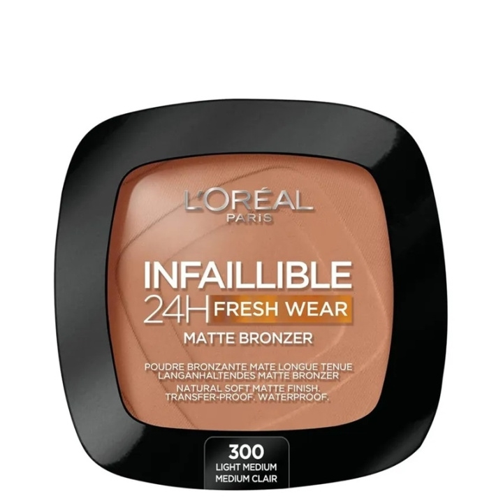 L\'ORÉAL PARIS L\'Oreal Infaillible 24h Fresh Wear Matte Bronzer Light Medium 300 i gruppen SKÖNHET & HÄLSA / Makeup / Basmakeup / Rouge / Bronzer hos TP E-commerce Nordic AB (C48274)