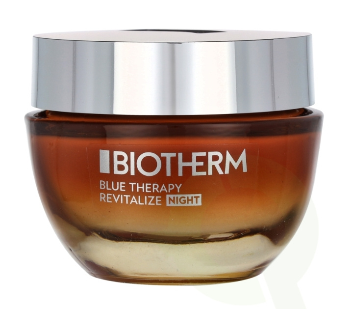 Biotherm Blue Therapy Amber Algae Night Cream 50 ml All Skin Types i gruppen SKÖNHET & HÄLSA / Hudvård / Ansiktsvård / Ansiktskräm hos TP E-commerce Nordic AB (C48424)