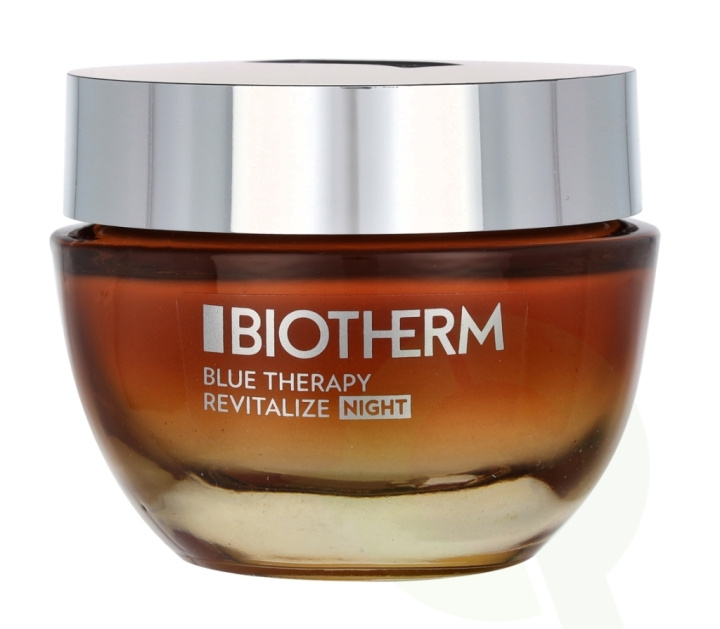Biotherm Blue Therapy Amber Algae Night Cream 50 ml All Skin Types i gruppen SKÖNHET & HÄLSA / Hudvård / Ansiktsvård / Nattkräm hos TP E-commerce Nordic AB (C48424)