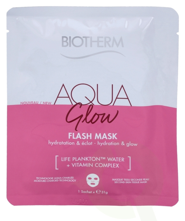 Biotherm Aqua Glow Flash Mask 31 gr Sensitive Skin i gruppen SKÖNHET & HÄLSA / Hudvård / Ansiktsvård / Masker hos TP E-commerce Nordic AB (C48429)