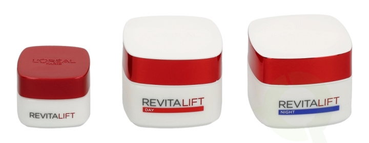 L\'Oreal Advanced Revitalift Program 115 ml Eye Cream 15ml/Day Cream 50ml/Night Cream 50ml i gruppen SKÖNHET & HÄLSA / Presentkit / Presentkit För Henne hos TP E-commerce Nordic AB (C48499)