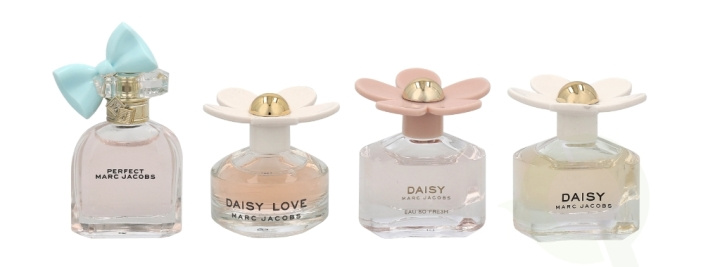 Marc Jacobs Daisy Miniatures Collection 17 ml Daisy Edt 4ml/Fresh Edt 4ml/Love Edt 4ml/Perfect Edp 5ml i gruppen SKÖNHET & HÄLSA / Presentkit / Presentkit För Henne hos TP E-commerce Nordic AB (C48567)
