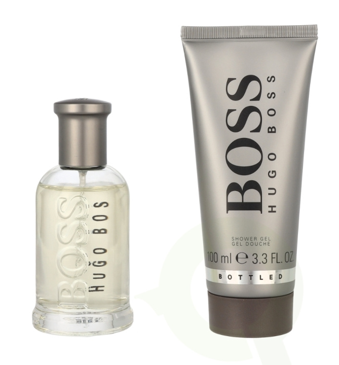 Hugo Boss Bottled Giftset 150 ml Edt Spray 50ml/Shower Gel 100ml i gruppen SKÖNHET & HÄLSA / Presentkit / Presentkit För Honom hos TP E-commerce Nordic AB (C48582)