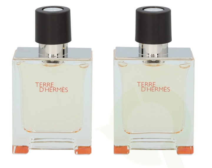 Hermes Terre D\'Hermes Duo Set 100 ml Edt Spray - 2 x 50ml i gruppen SKÖNHET & HÄLSA / Doft & Parfym / Parfym / Parfym för henne hos TP E-commerce Nordic AB (C48584)