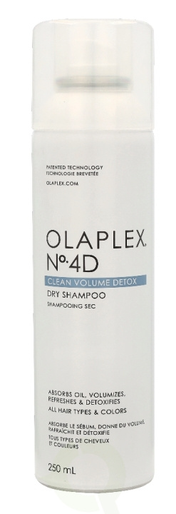 Olaplex No. 4D Clean Volume Detox Dry Shampoo 250 ml All Hair Types & Colors i gruppen SKÖNHET & HÄLSA / Hår & Styling / Hårvårdsprodukter / Schampo hos TP E-commerce Nordic AB (C48612)