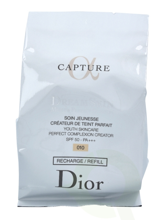 Dior Capture Dreamskin Moist & Perfect Cushion SPF50 - Refil 15 gr #010 i gruppen SKÖNHET & HÄLSA / Makeup / Basmakeup / Foundation hos TP E-commerce Nordic AB (C48728)