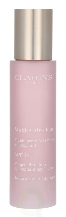 Clarins Multi-Active Jour Fluid SPF15 50 ml All Skin Types i gruppen SKÖNHET & HÄLSA / Hudvård / Ansiktsvård / Dagkräm hos TP E-commerce Nordic AB (C48781)