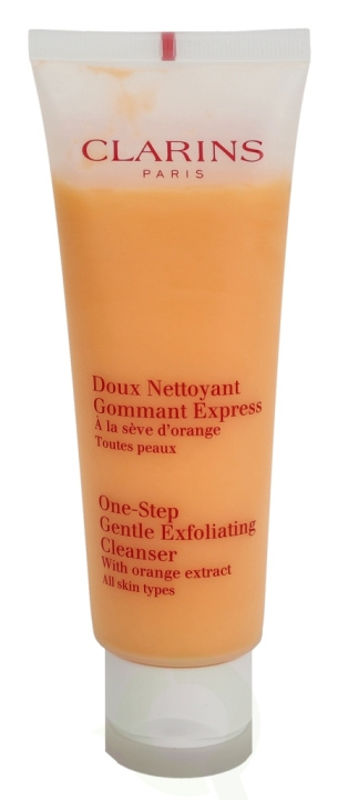 Clarins One-Step Gentle Exfoliating Cleanser 125 ml All Skin Types i gruppen SKÖNHET & HÄLSA / Hudvård / Ansiktsvård / Rengöring hos TP E-commerce Nordic AB (C48788)