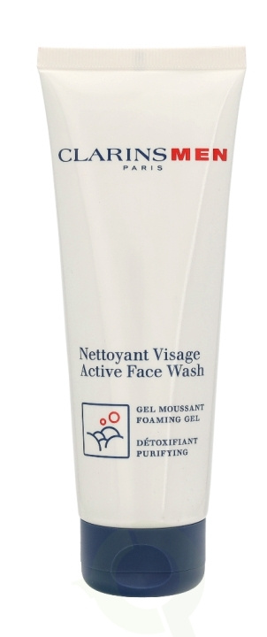 Clarins Men Face Wash Foaming Gel 125 ml i gruppen SKÖNHET & HÄLSA / Hudvård / Ansiktsvård / Rengöring hos TP E-commerce Nordic AB (C48790)