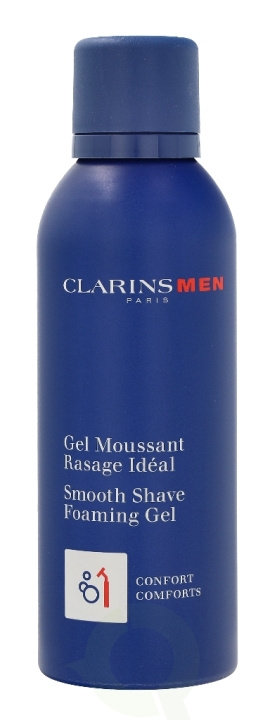 Clarins Men Smooth Shave Foaming Gel 150 ml i gruppen SKÖNHET & HÄLSA / Hår & Styling / Rakning & Trimning / Rakhyvlar & Tillbehör hos TP E-commerce Nordic AB (C48791)