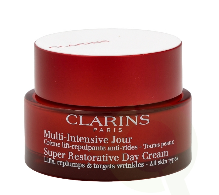 Clarins Super Restorative Day Cream 50 ml All Skin Types i gruppen SKÖNHET & HÄLSA / Hudvård / Ansiktsvård / Ansiktskräm hos TP E-commerce Nordic AB (C48804)