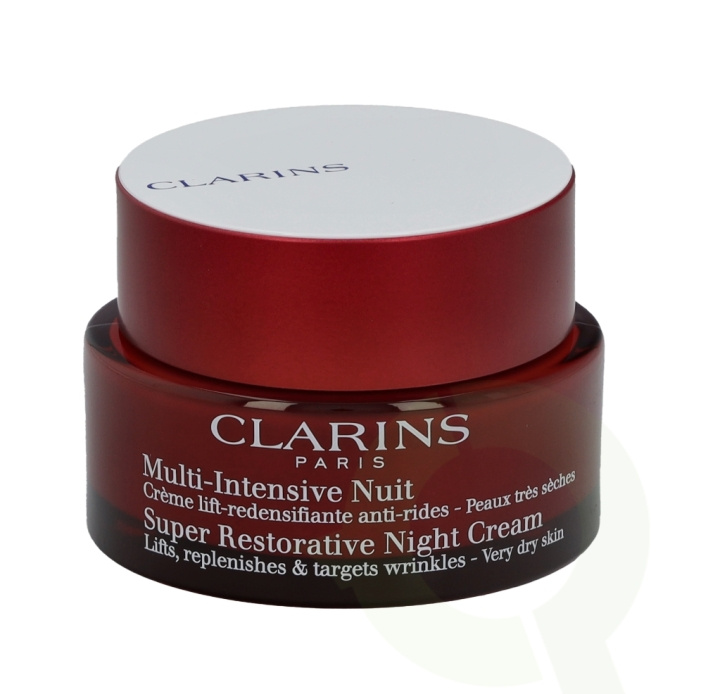 Clarins Super Restorative Night Cream 50 ml Very Dry Skin i gruppen SKÖNHET & HÄLSA / Hudvård / Ansiktsvård / Ansiktskräm hos TP E-commerce Nordic AB (C48814)