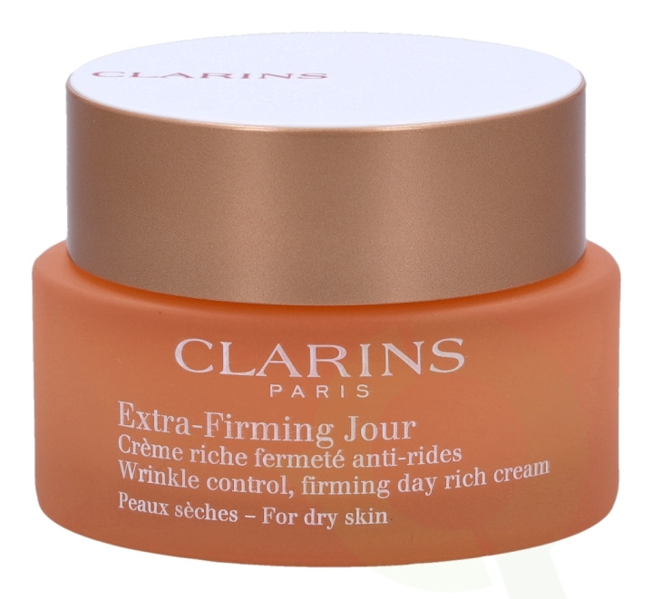 Clarins Extra-Firming Jour Firming Day Rich Cream 50 ml For Dry Skin i gruppen SKÖNHET & HÄLSA / Hudvård / Ansiktsvård / Ansiktskräm hos TP E-commerce Nordic AB (C48831)