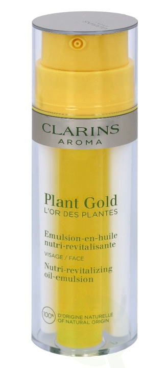 Clarins Plant Gold Nutri-Revitalizing Oil-Emulsion 35 ml All Skin Types i gruppen SKÖNHET & HÄLSA / Hudvård / Ansiktsvård / Ansiktskräm hos TP E-commerce Nordic AB (C48877)
