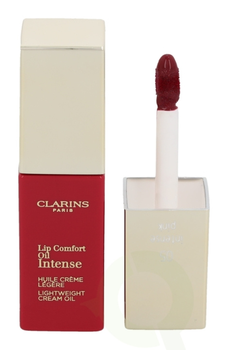 Clarins Lip Comfort Oil Intense 7 ml #05 Intense Pink i gruppen SKÖNHET & HÄLSA / Makeup / Läppar / Läppglans & Plumper hos TP E-commerce Nordic AB (C48886)