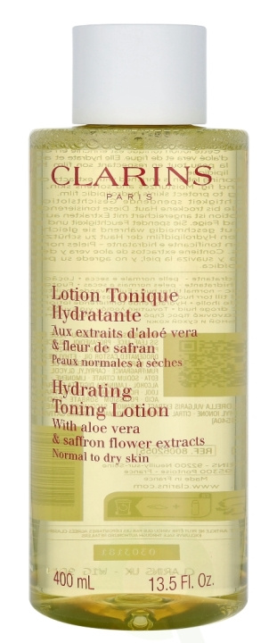 Clarins Hydrating Toning Lotion 400 ml Normal To Dry Skin i gruppen SKÖNHET & HÄLSA / Hudvård / Ansiktsvård / Rengöring hos TP E-commerce Nordic AB (C48915)