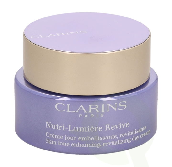Clarins Nutri-Lumiere Revive Revitalizing Day Cream 50 ml All Skin Types i gruppen SKÖNHET & HÄLSA / Hudvård / Ansiktsvård / Ansiktskräm hos TP E-commerce Nordic AB (C48975)