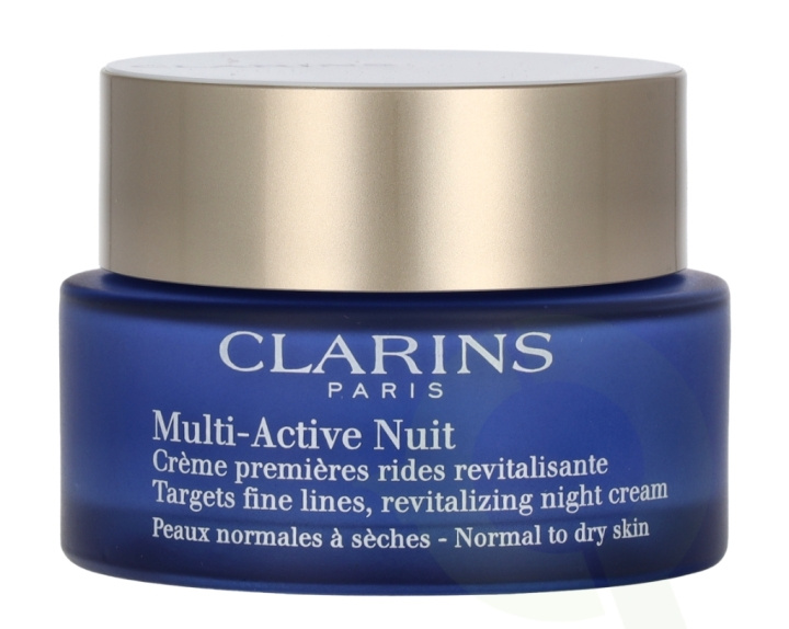 Clarins Multi-Active Nuit Night Cream 50 ml Normal To Dry Skin i gruppen SKÖNHET & HÄLSA / Hudvård / Ansiktsvård / Nattkräm hos TP E-commerce Nordic AB (C48977)