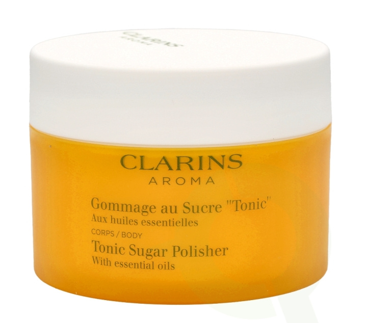 Clarins Aroma Tonic Sugar Polisher 250 gr With Essential Oils i gruppen SKÖNHET & HÄLSA / Hudvård / Ansiktsvård / Skrubb / Peeling hos TP E-commerce Nordic AB (C48984)