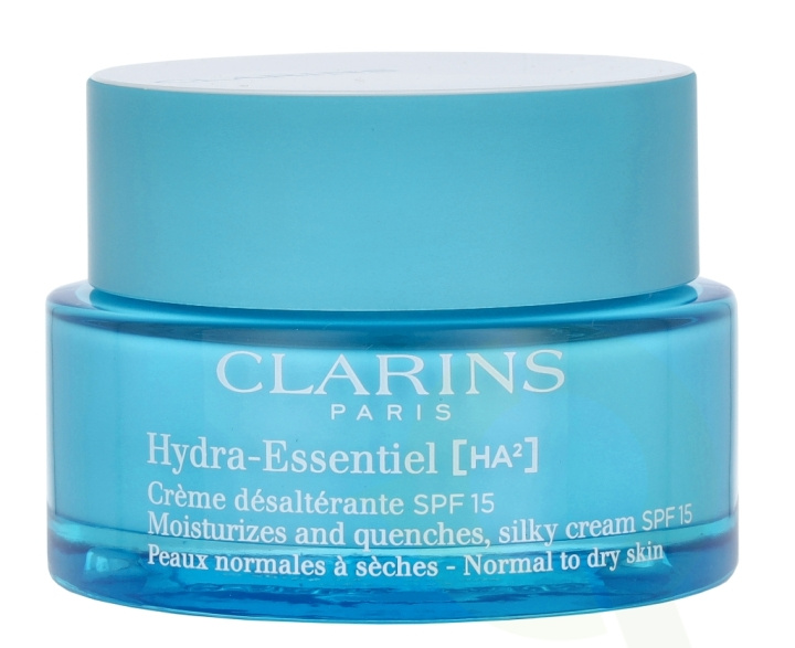 Clarins Hydra-Essentiel Silky Cream SPF15 50 ml Normal To Dry Skin i gruppen SKÖNHET & HÄLSA / Hudvård / Ansiktsvård / Ansiktskräm hos TP E-commerce Nordic AB (C48989)