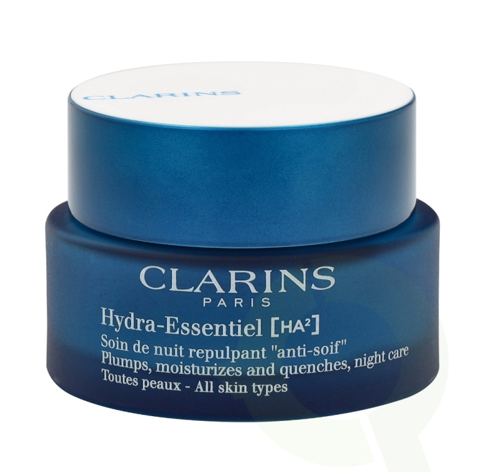 Clarins Hydra-Essentiel Night Cream 50 ml All Skin Types i gruppen SKÖNHET & HÄLSA / Hudvård / Ansiktsvård / Nattkräm hos TP E-commerce Nordic AB (C48991)