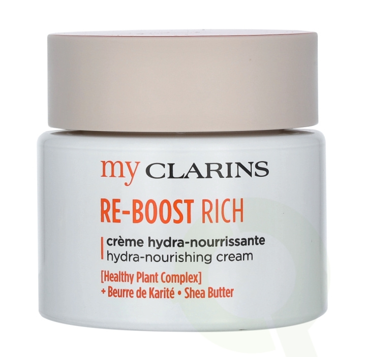 Clarins Re-Boost Rich Hydra-Nourishing Cream 50 ml Dry And Sensitive Skin i gruppen SKÖNHET & HÄLSA / Hudvård / Ansiktsvård / Ansiktskräm hos TP E-commerce Nordic AB (C49004)