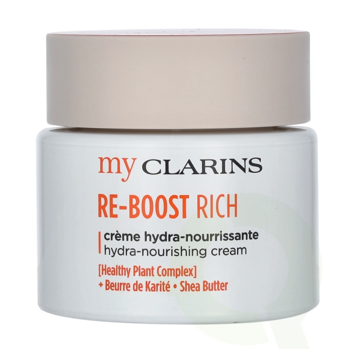 Clarins Re-Boost Rich Hydra-Nourishing Cream 50 ml Dry And Sensitive Skin i gruppen SKÖNHET & HÄLSA / Hudvård / Ansiktsvård / Dagkräm hos TP E-commerce Nordic AB (C49004)