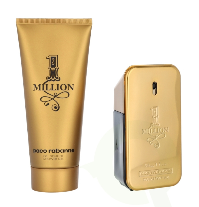 Paco Rabanne 1 Million Giftset 150 ml Edt Spray 50ml/Shower Gel 100ml i gruppen SKÖNHET & HÄLSA / Presentkit / Presentkit För Honom hos TP E-commerce Nordic AB (C49094)