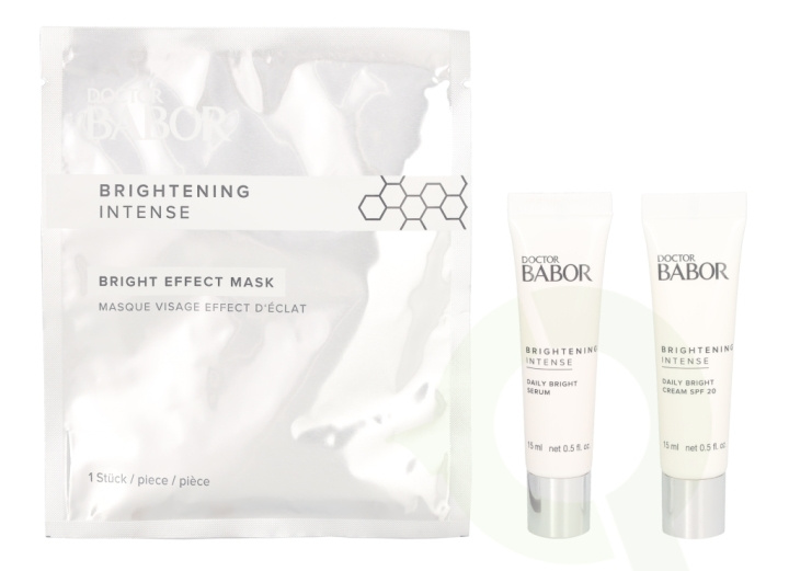 Babor Brightening Intense Try Me Set 30 ml Cream SPF20 15ml/Serum 15ml/Effect Mask i gruppen SKÖNHET & HÄLSA / Presentkit / Presentkit För Henne hos TP E-commerce Nordic AB (C49149)