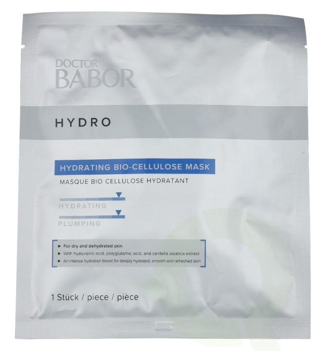 Babor Hydrating Bio-Cellulose Mask 1 Piece For Dry And Dehydrated Skin i gruppen SKÖNHET & HÄLSA / Hudvård / Ansiktsvård / Masker hos TP E-commerce Nordic AB (C49188)