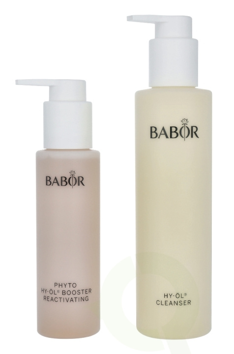 Babor Hy-Oil Cleansing Phyto Booster Reactivating Set 300 ml Cleansing Oil 200ml/Booster Reactivating 100ml - For Mature Skin i gruppen SKÖNHET & HÄLSA / Presentkit / Presentkit För Henne hos TP E-commerce Nordic AB (C49200)