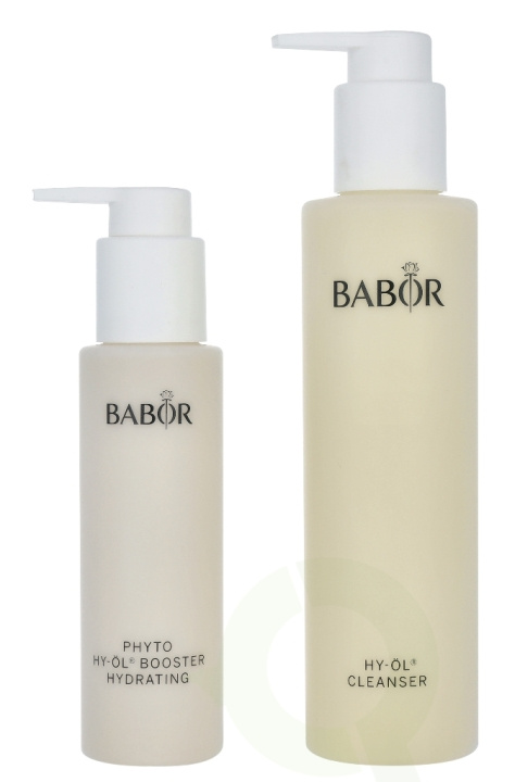 Babor Hy-Oil Cleanser & Phyto Hy-Oil Booster Hydrating Set 300 ml Cleansing Oil 200ml/Booster Hydrating 100ml - For Dry Skin i gruppen SKÖNHET & HÄLSA / Presentkit / Presentkit För Henne hos TP E-commerce Nordic AB (C49201)